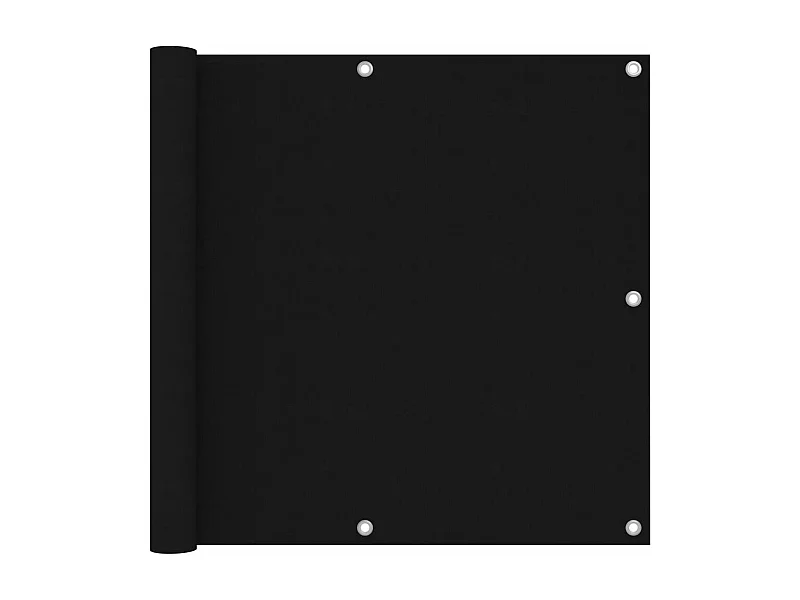 Balkonscherm 90x300 cm oxford stof zwart BE385783