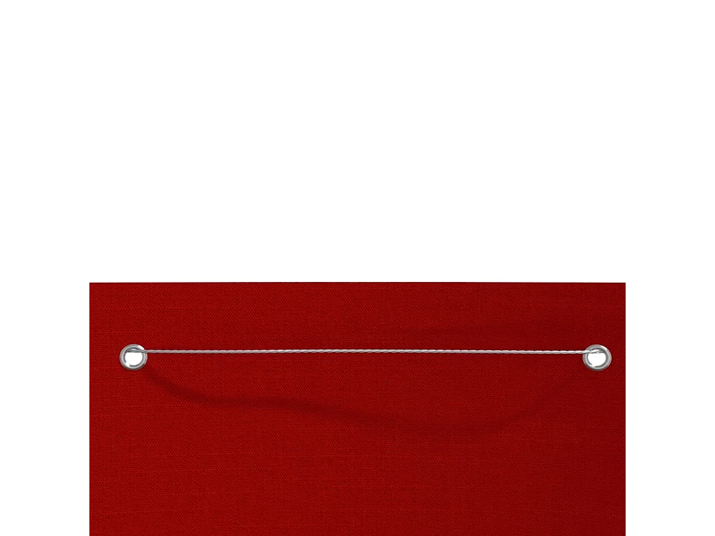 Toldo para balcón de tela oxford rojo 120x240 cm ES438394