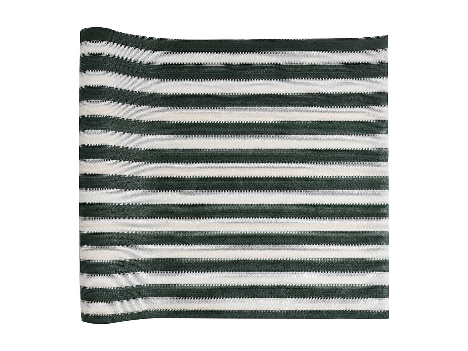 Filet brise-vue vert et blanc 1,5x25 m PEHD 195 g/m² FR304669