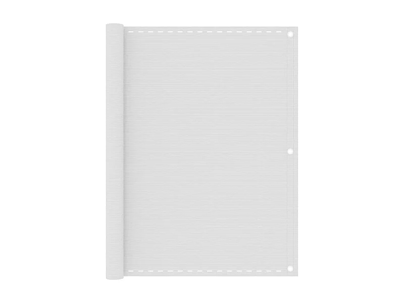 Brise vue - Écran de balcon Blanc 120x500 cm PEHD FR546571