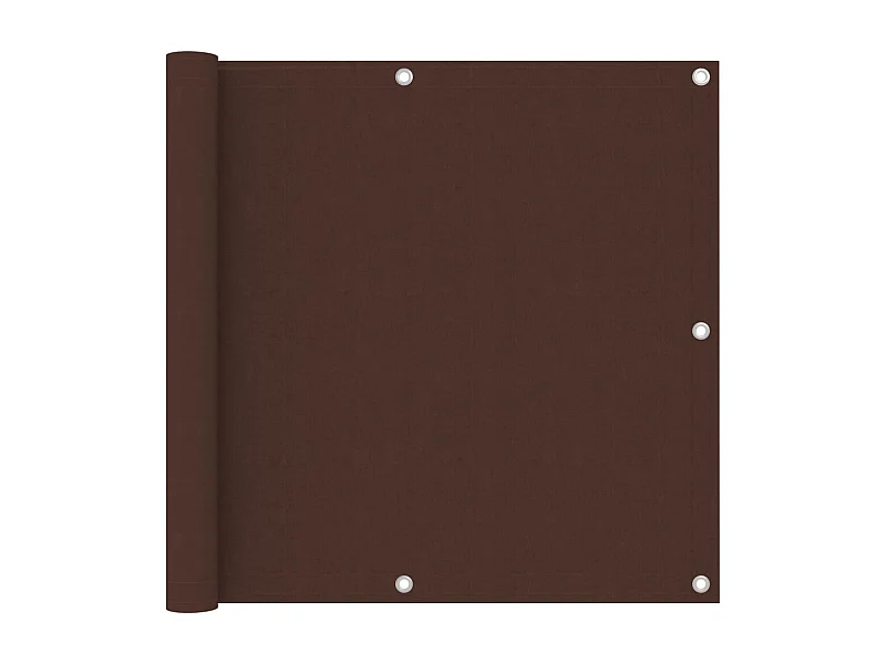Brise vue - Écran de balcon Marron 90x500 cm Tissu Oxford FR513956