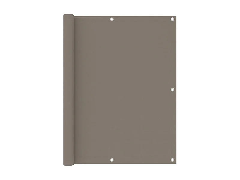 Brise vue - Écran de balcon Taupe 120x300 cm Tissu Oxford FR377008