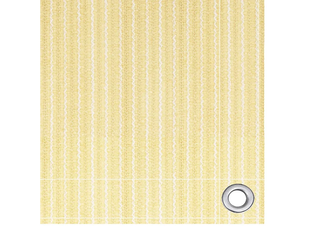 Brise vue - Écran de balcon Beige 90x500 cm PEHD FR141477