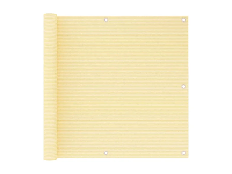 Brise vue - Écran de balcon Beige 90x500 cm PEHD FR141477