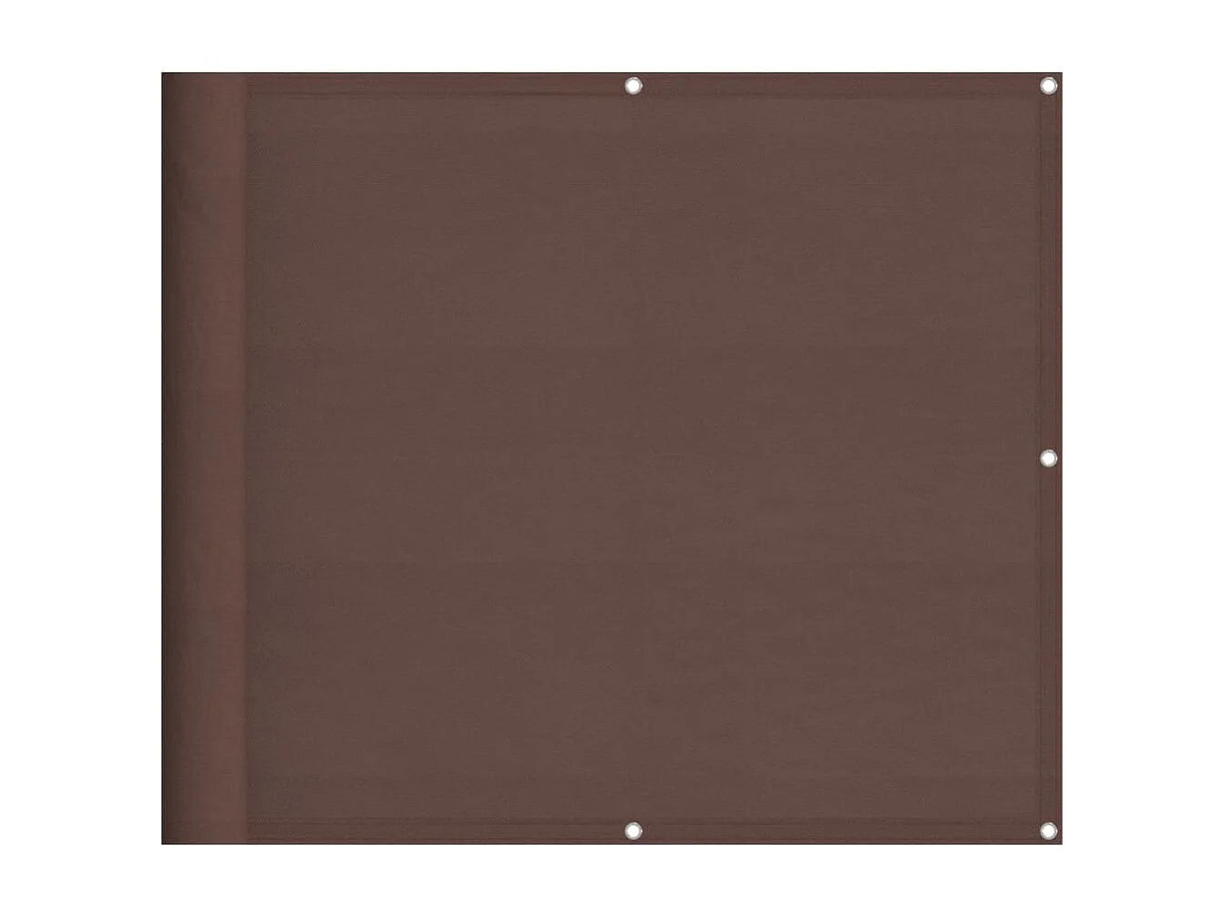 Brise vue - Écran de balcon marron 90x1000 cm 100% polyester oxford FR752461