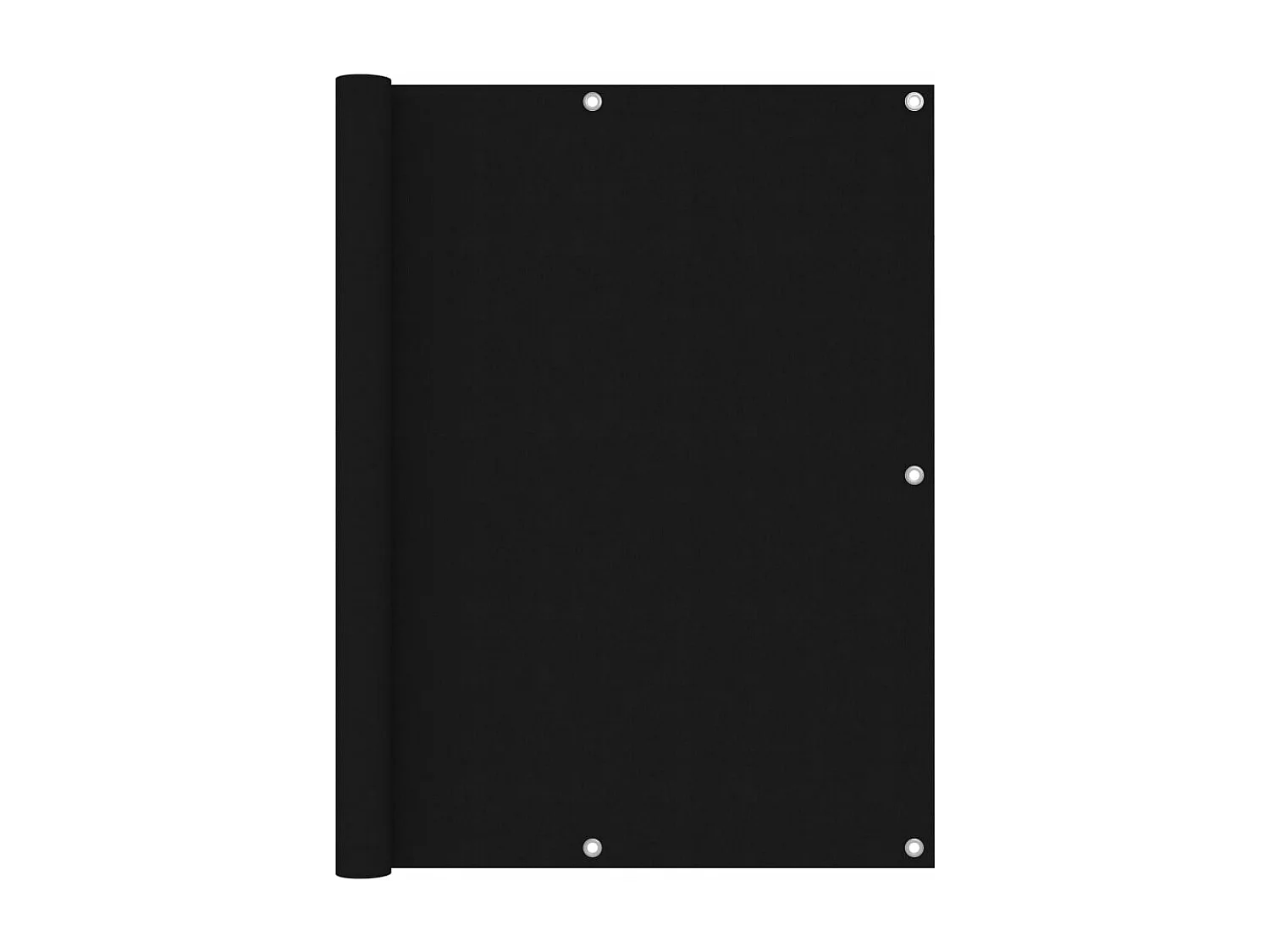 Brise vue - Écran de balcon Noir 120x400 cm Tissu Oxford FR436295