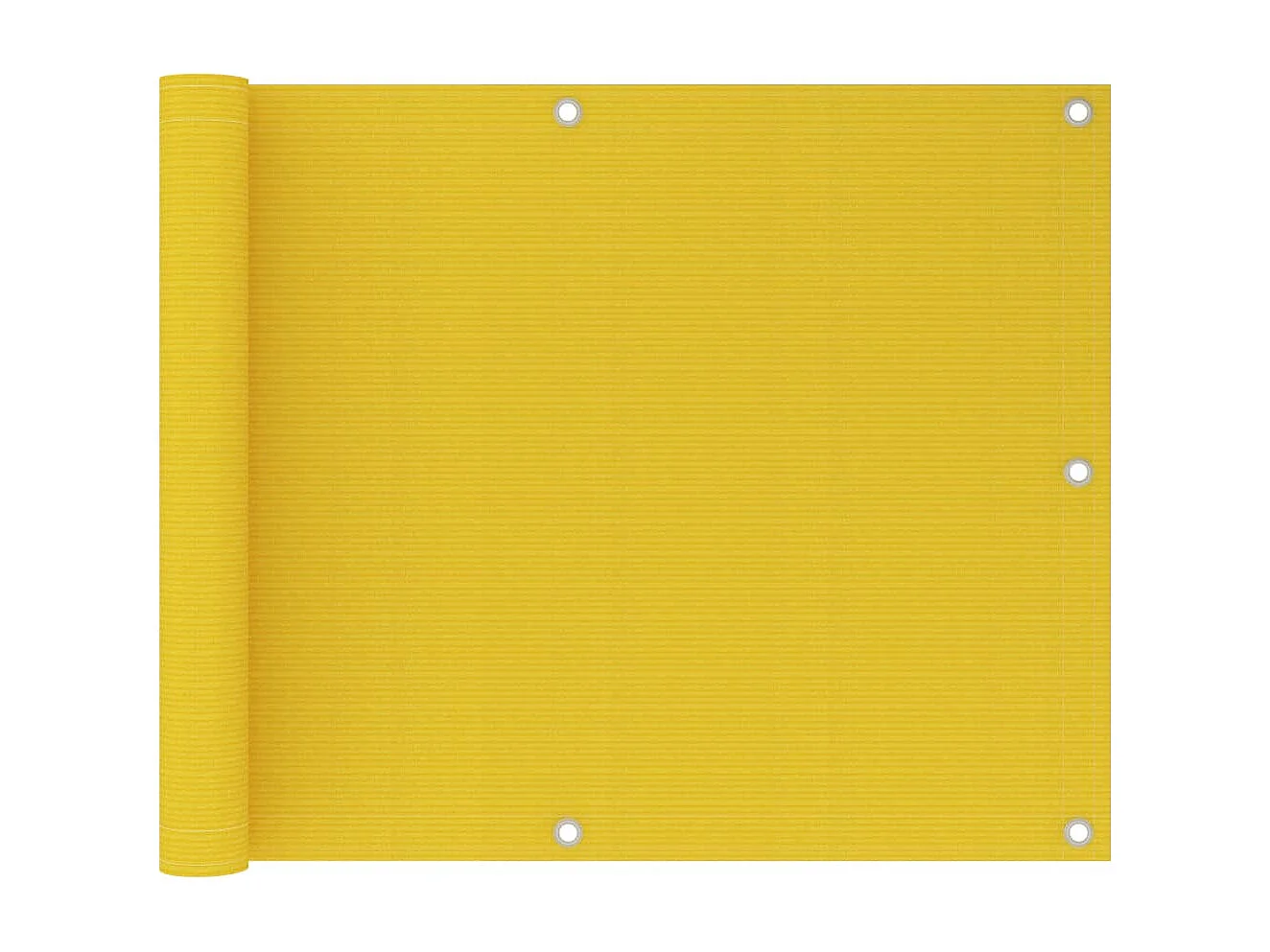 Brise vue - Écran de balcon Jaune 75x600 cm PEHD FR942342