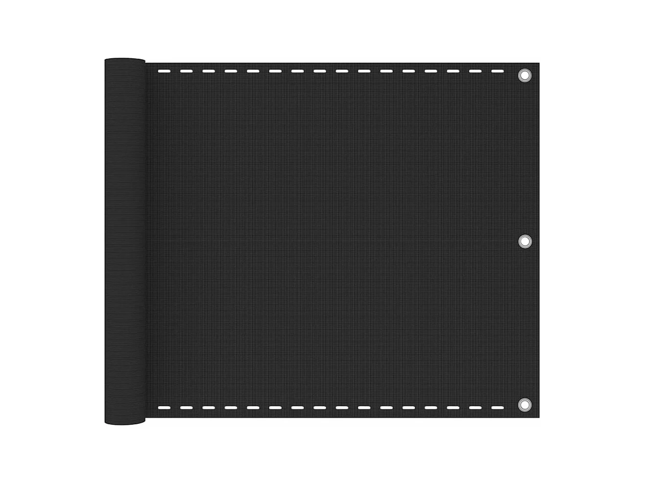 Brise vue - Écran de balcon en PEHD anthracite de 75x400 cm FR659564