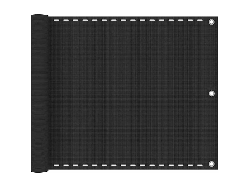 Toldo para balcón HDPE 75x400 cm gris antracita ES550473