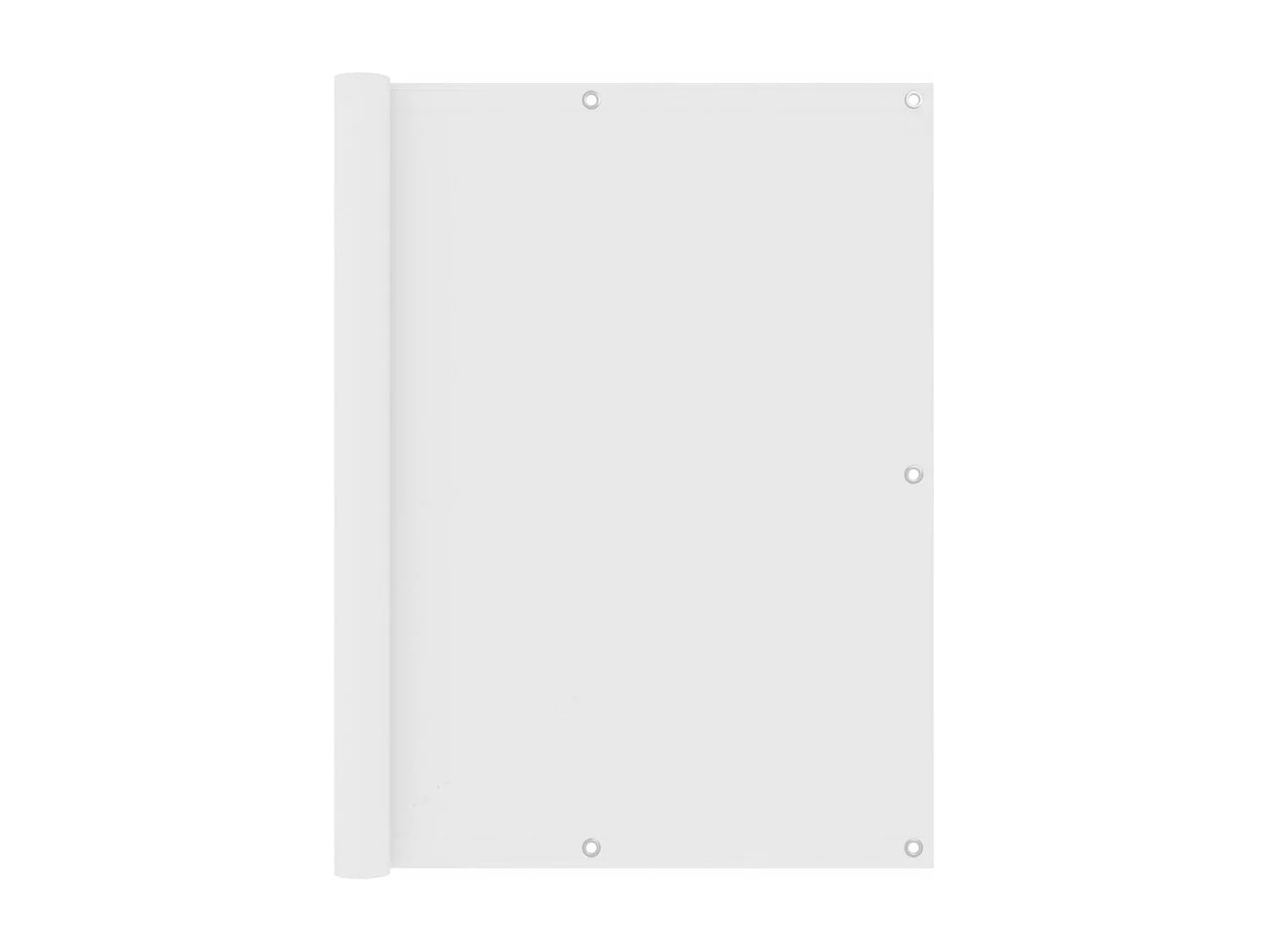 Brise vue - Écran de balcon Blanc 120x400 cm Tissu Oxford FR213219