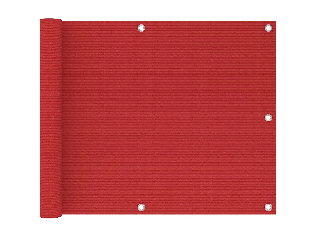 Tela de varanda 75x600 cm PEAD vermelho PT743711