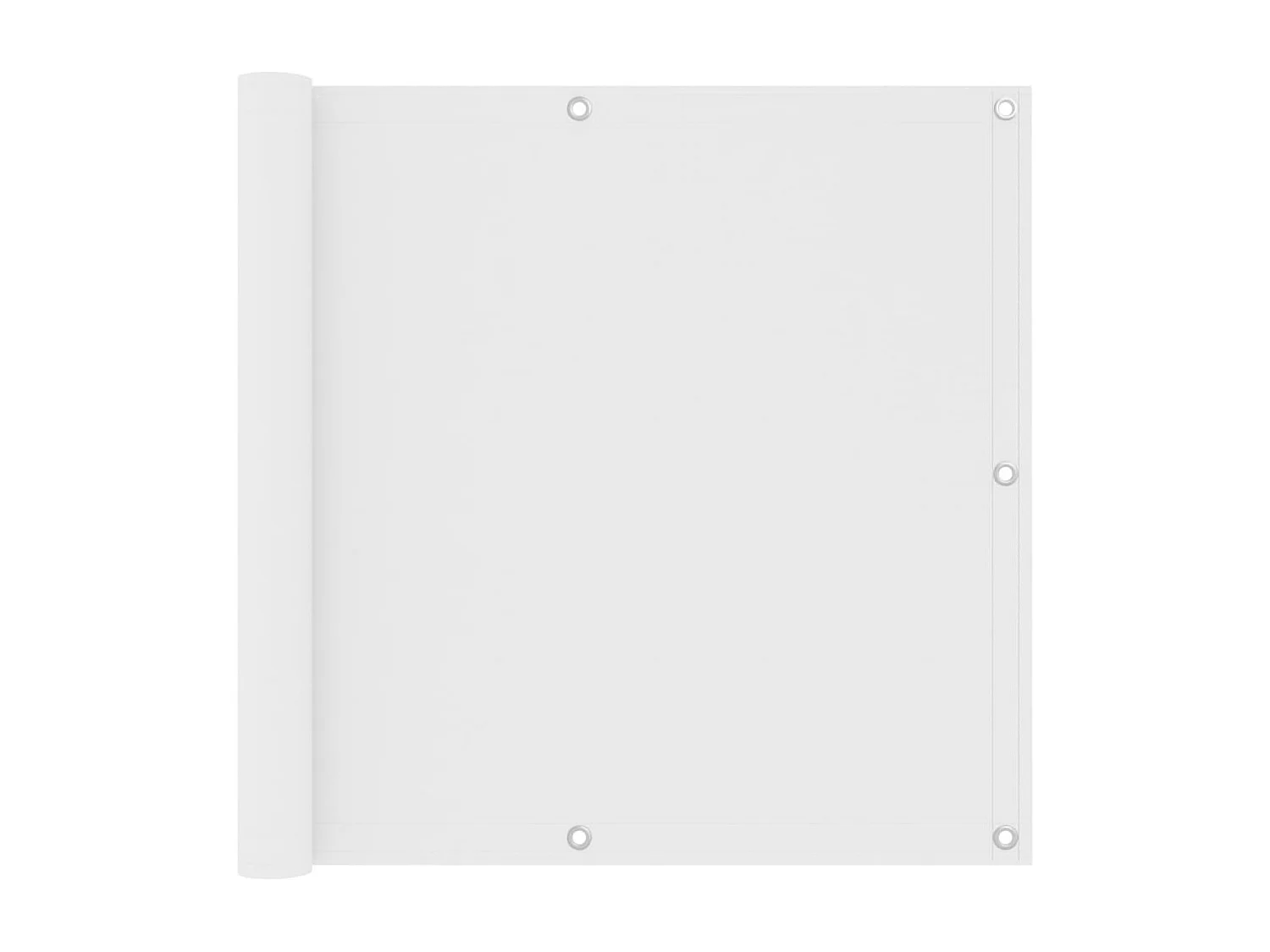 Brise vue - Écran de balcon Blanc 90x400 cm Tissu Oxford FR423000