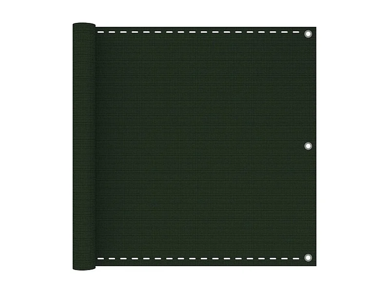 Toldo para balcón HDPE verde oscuro 90x300 cm ES848727