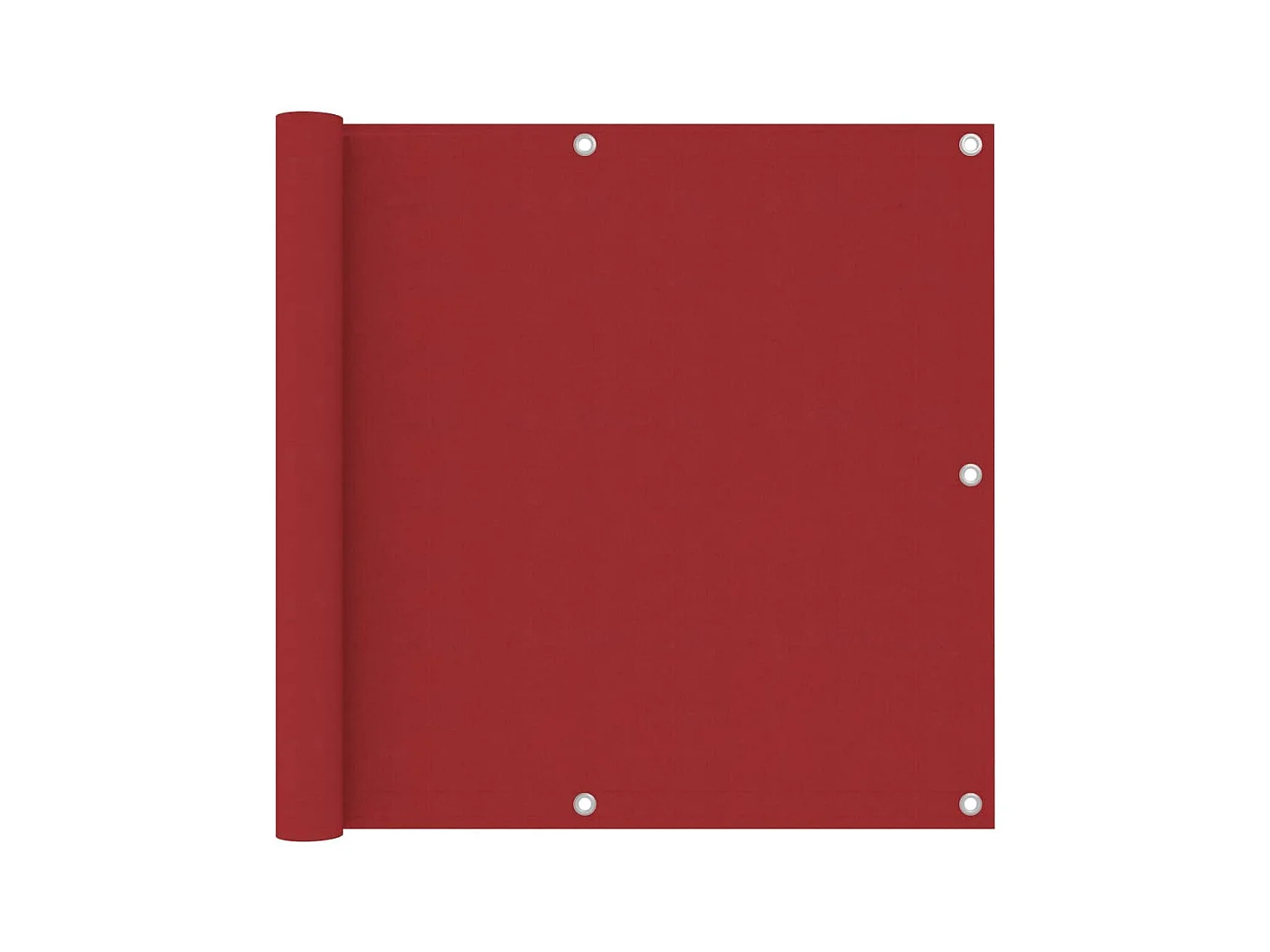 Brise vue - Écran de balcon Rouge 90x500 cm Tissu Oxford FR326043