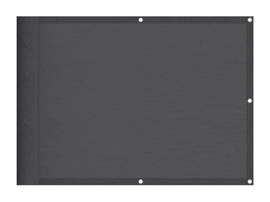 Brise vue - Écran de balcon anthracite 75x1000 cm 100% polyester oxford FR172742
