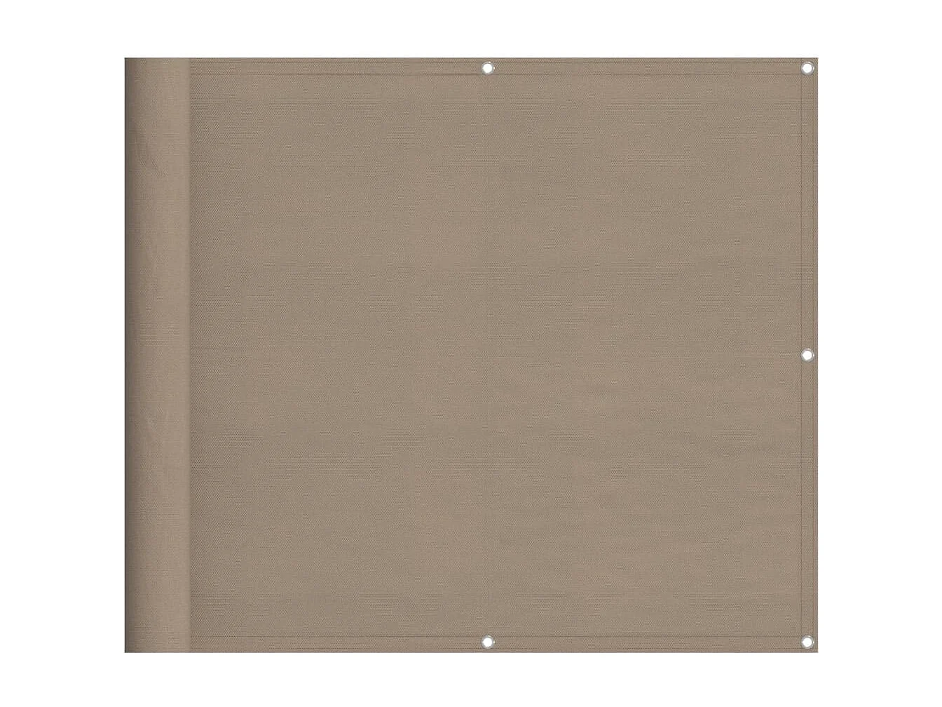 Brise vue - Écran de balcon taupe 90x700 cm 100% polyester oxford FR909554
