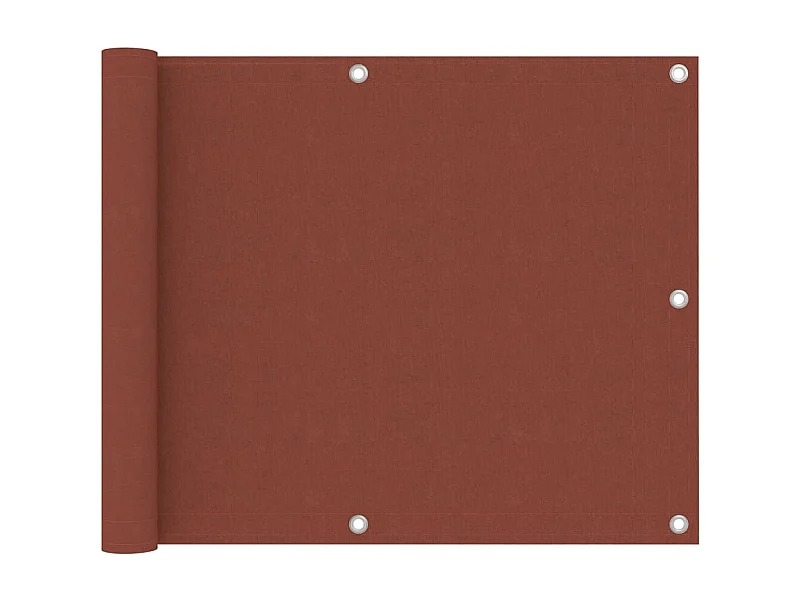 Brise vue - Écran de balcon Terre cuite 75x300 cm Tissu Oxford FR912011