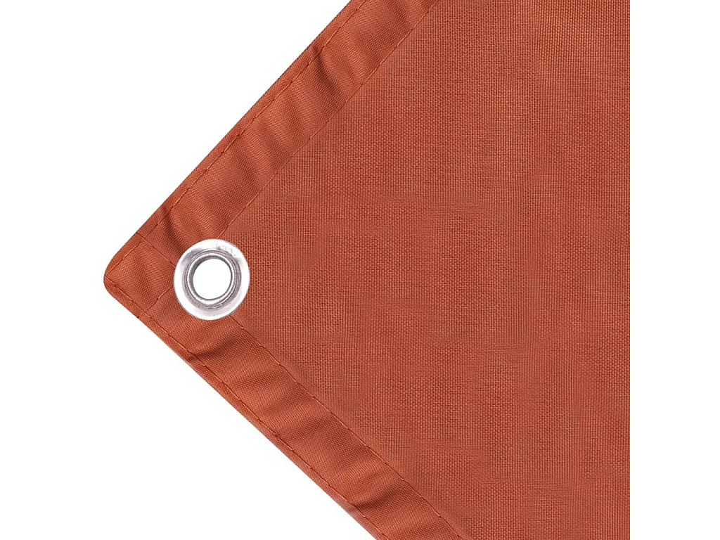 Balkonscherm Oxford textiel 90x400 cm terracotta BE163868