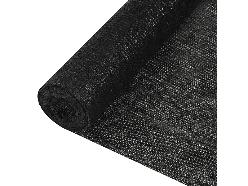 Red de privacidad HDPE negro 1,5x50 m 195 g/m² ES175397