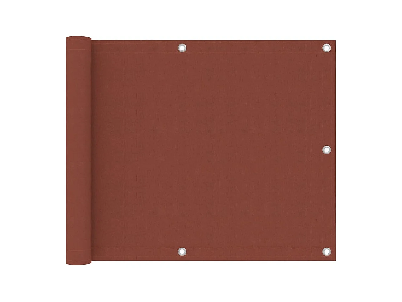 Brise vue - Écran de balcon Terre cuite 75x500 cm Tissu Oxford FR915843