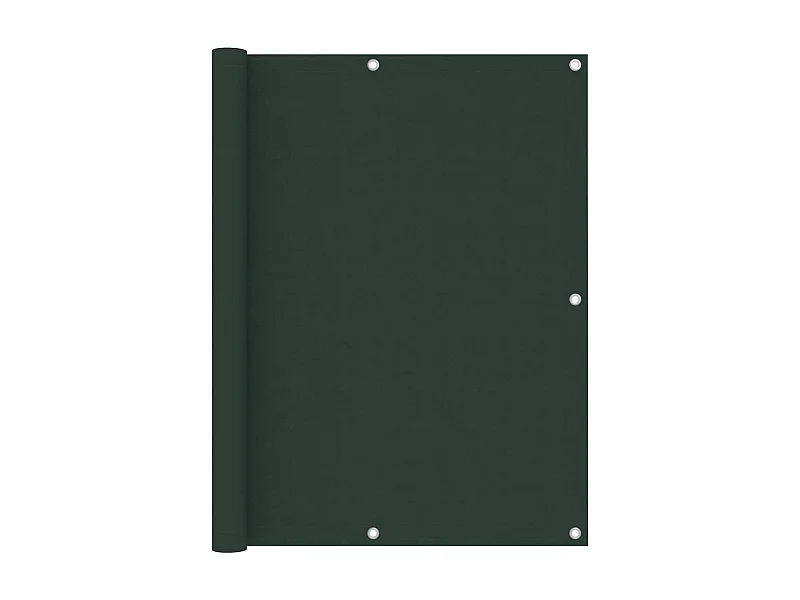 Brise vue - Écran de balcon Vert foncé 120x400 cm Tissu Oxford FR604127