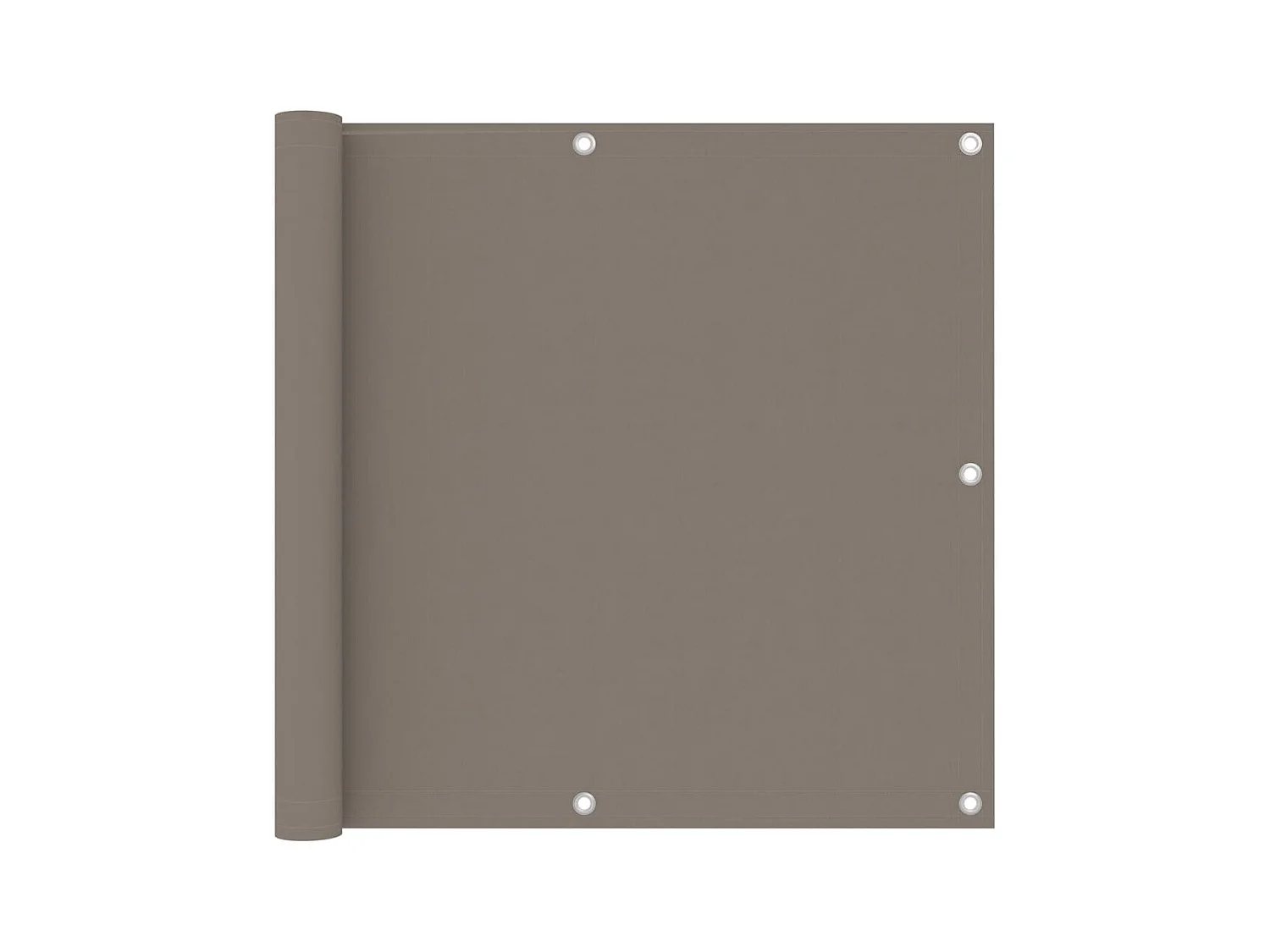 Brise vue - Écran de balcon Taupe 90x400 cm Tissu Oxford FR809020