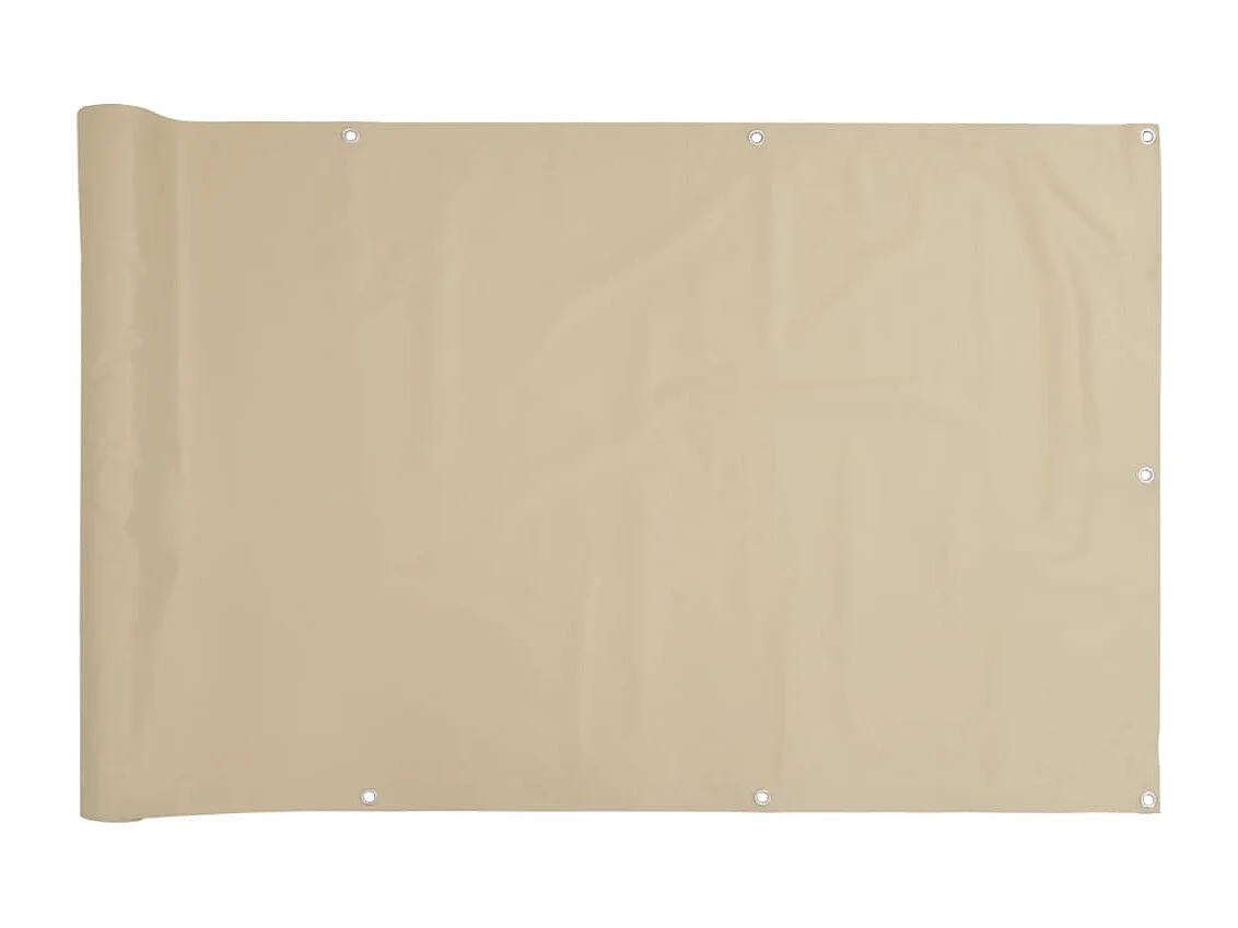 Tela de varanda 90x300 cm tecido Oxford bege PT648660