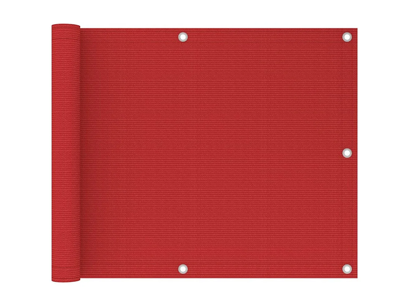 Brise vue - Écran de balcon Rouge 75x300 cm PEHD FR436310