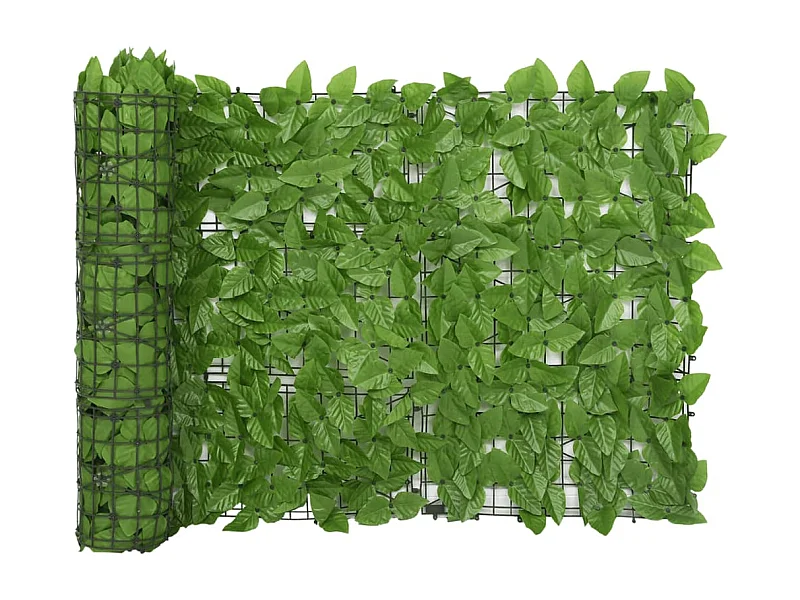 Brise vue - Écran de balcon avec feuilles vert 300x75 cm FR919647