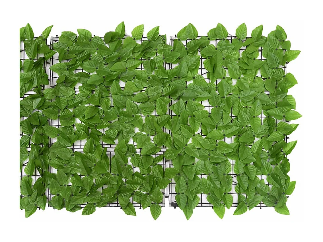 Brise vue - Écran de balcon avec feuilles vert 300x75 cm FR919647