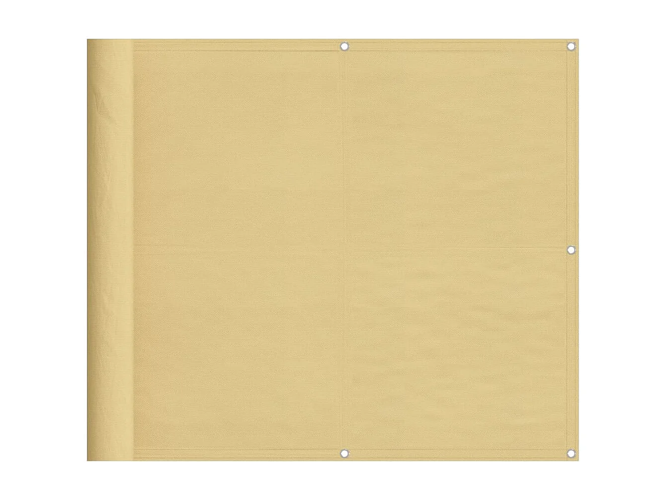 Brise vue - Écran de balcon sable 90x1000 cm 100% polyester oxford FR805551