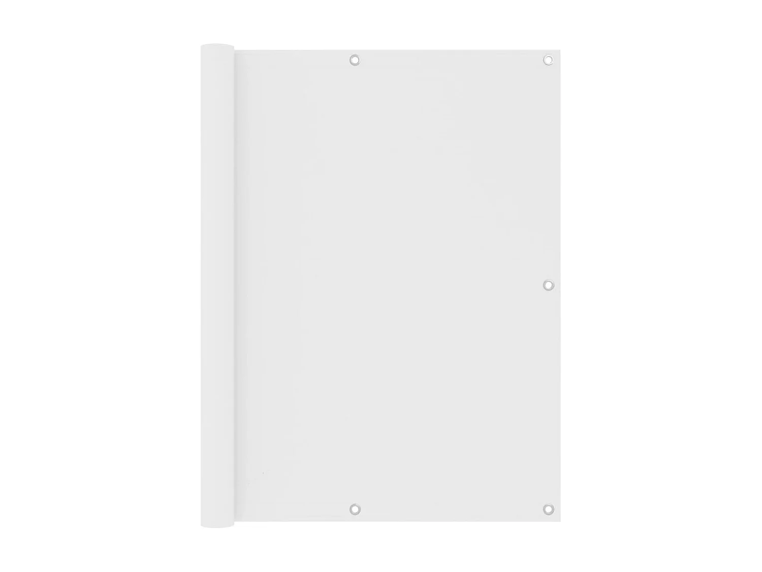 Brise vue - Écran de balcon Blanc 120x500 cm Tissu Oxford FR884277