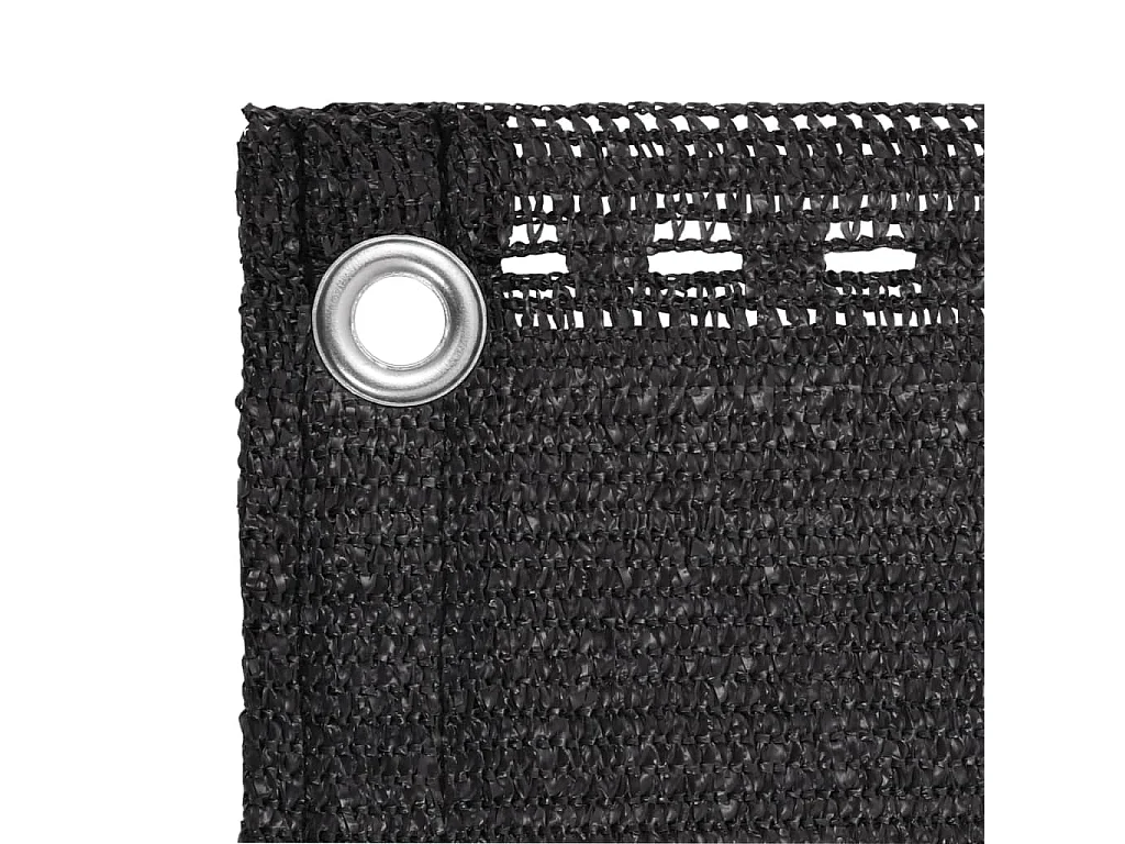 Toldo para balcón HDPE gris antracita 120x300 cm ES158273