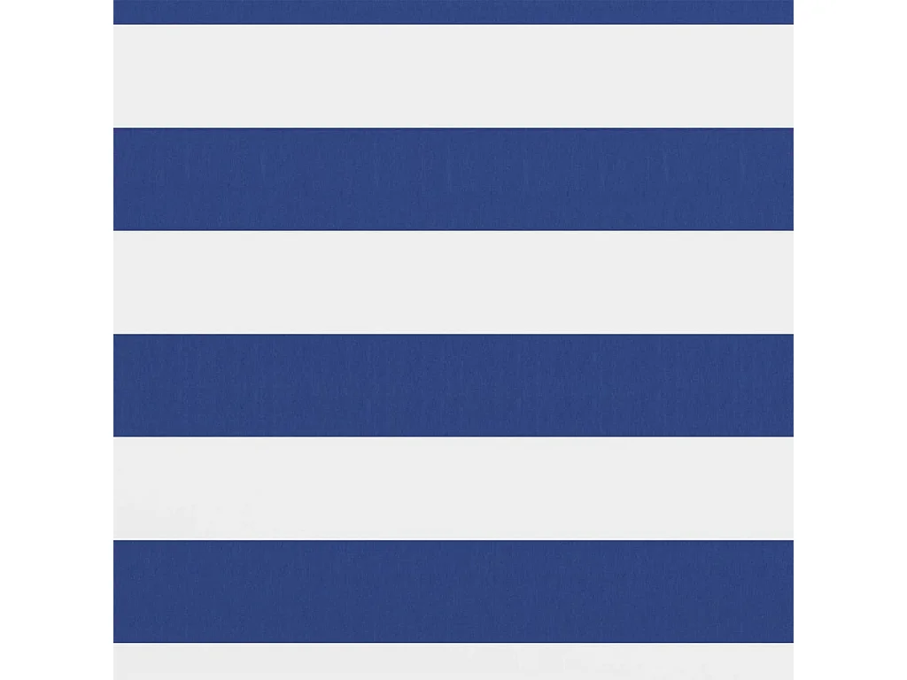 Toldo para balcón tela oxford blanco y azul 120x400 cm ES264207