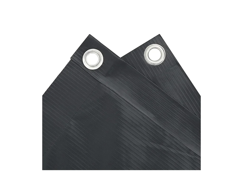 Biombo para balcón de tela oxford antracita 90x500 cm ES306402