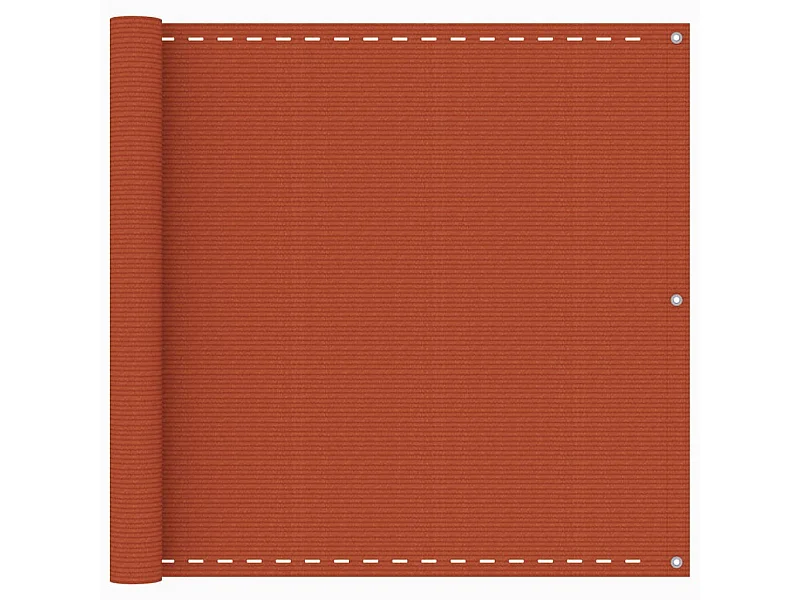 Brise vue - Écran de balcon Orange 90x500 cm PEHD FR954920