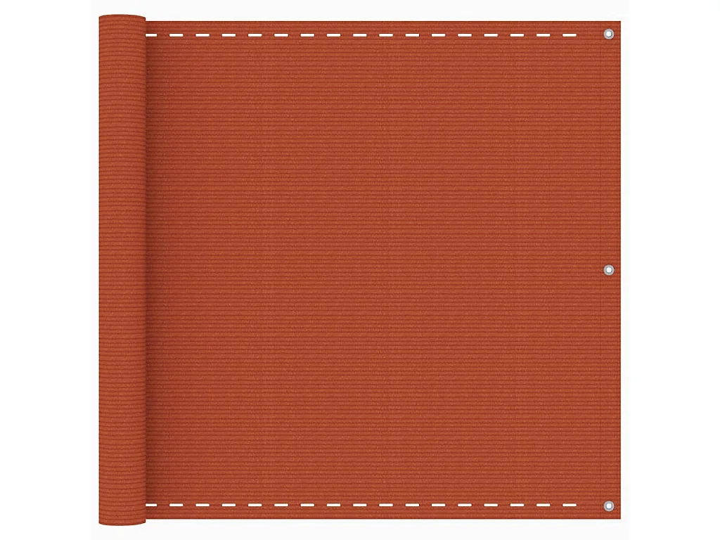 Brise vue - Écran de balcon Orange 90x500 cm PEHD FR954920