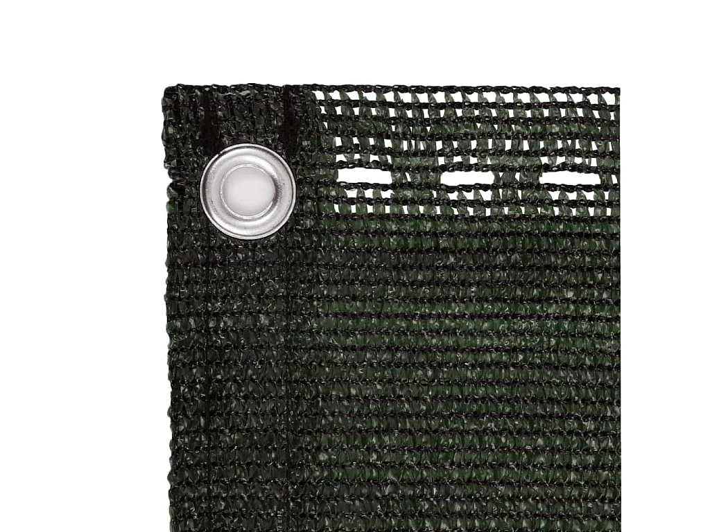 Brise vue - Écran de balcon Vert foncé 75x600 cm PEHD FR912674