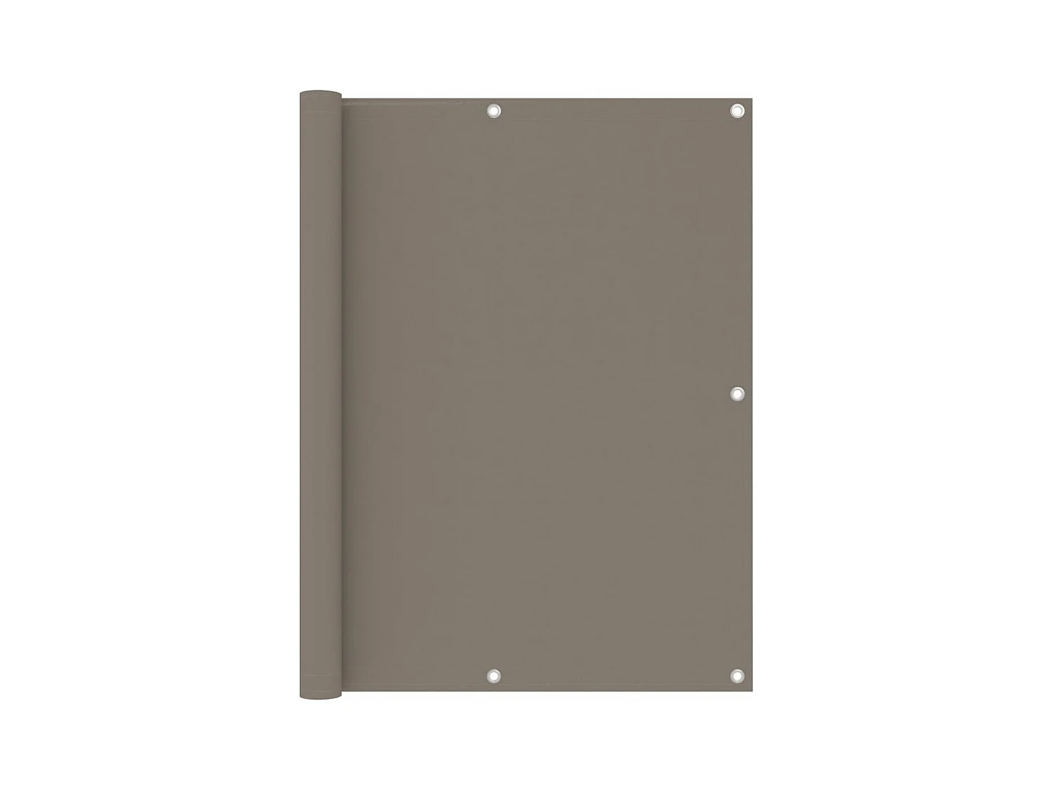 Brise vue - Écran de balcon Taupe 120x600 cm Tissu Oxford FR453598