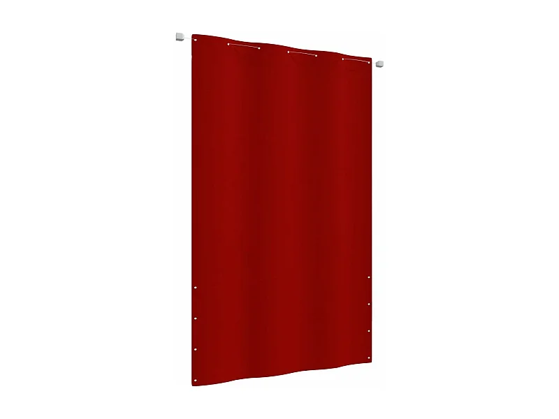 Toldo para balcón de tela oxford rojo 140x240 cm ES865932