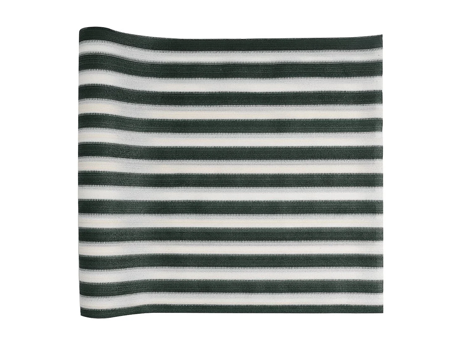 Filet brise-vue vert et blanc 1,8x50 m PEHD 75 g/m² FR618474