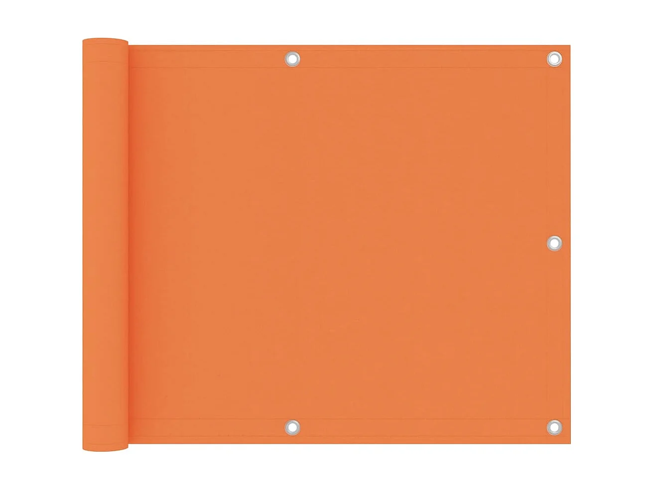 Toldo para balcón tela oxford naranja 75x500 cm ES615730