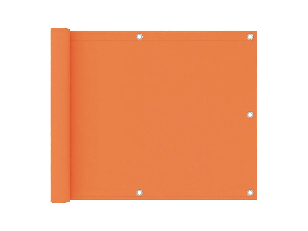 Brise vue - Écran de balcon Orange 75x500 cm Tissu Oxford FR244883