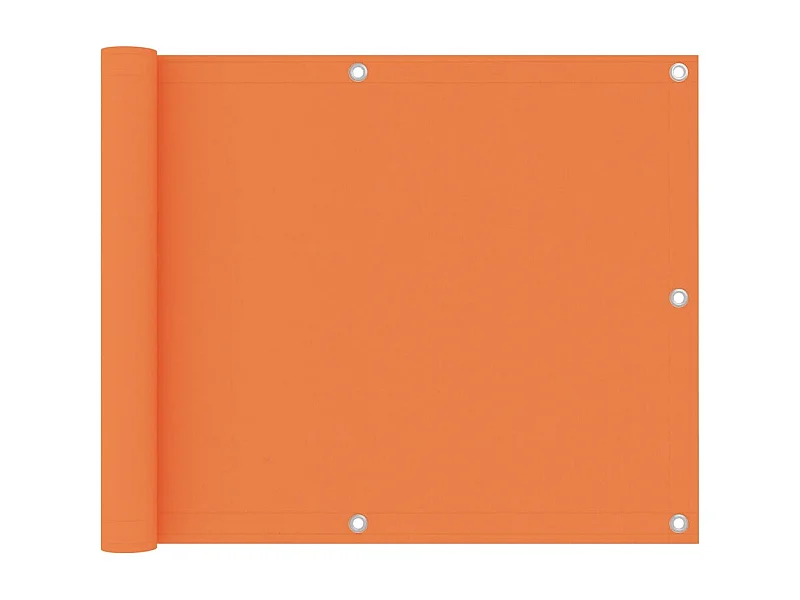 Brise vue - Écran de balcon Orange 75x500 cm Tissu Oxford FR244883