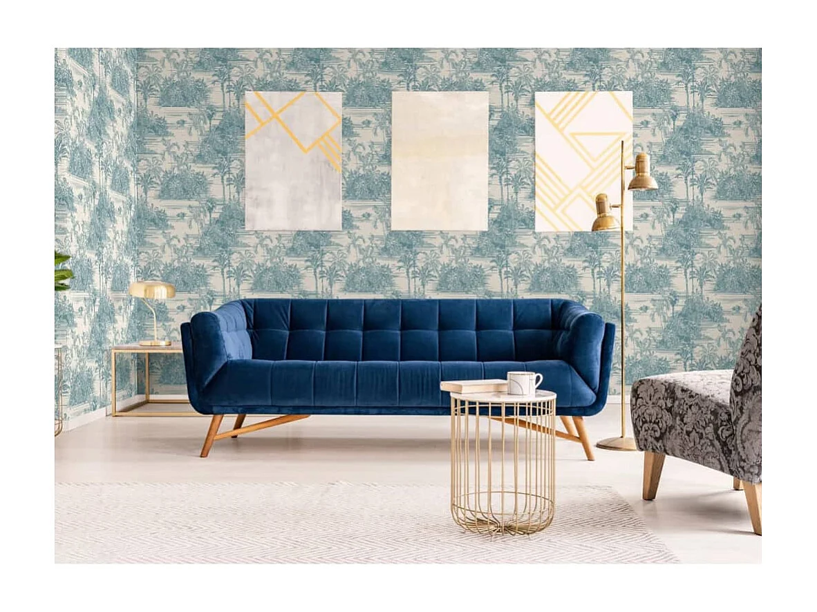 Brise-vue de balcon avec feuilles vert 600x75 cm FR303633