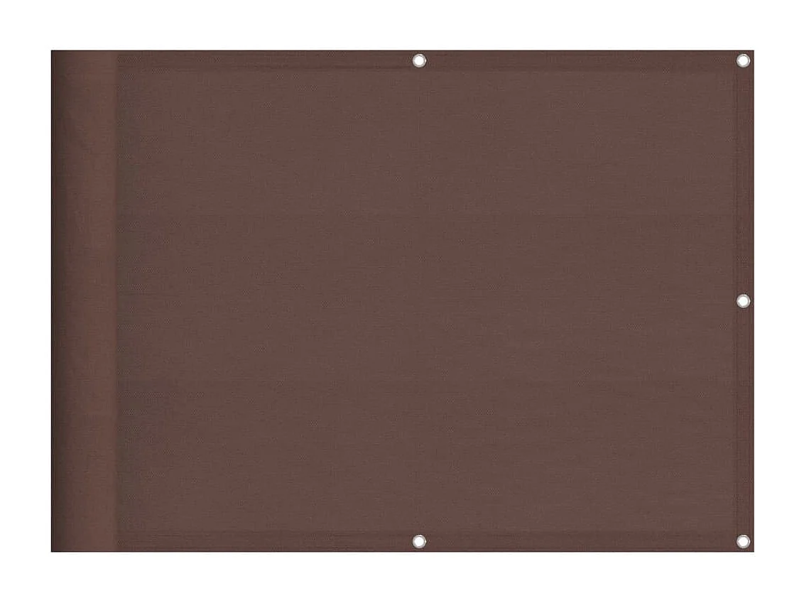 Brise vue - Écran de balcon marron 75x700 cm 100% polyester oxford FR792664