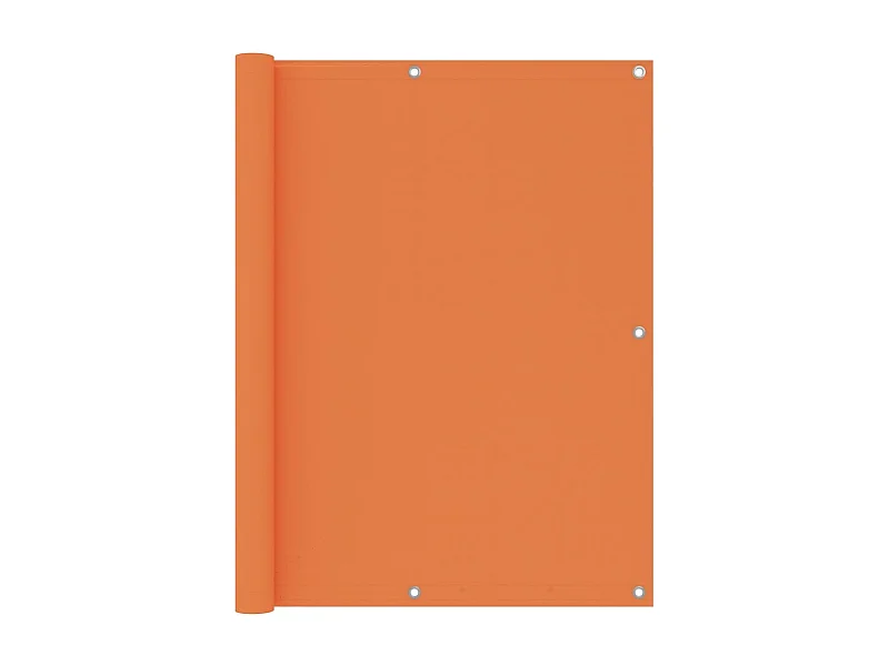 Brise vue - Écran de balcon Orange 120x500 cm Tissu Oxford FR484265