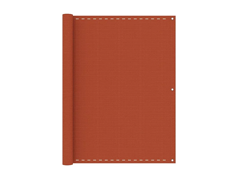 Brise vue - Écran de balcon Orange 120x500 cm PEHD FR905219