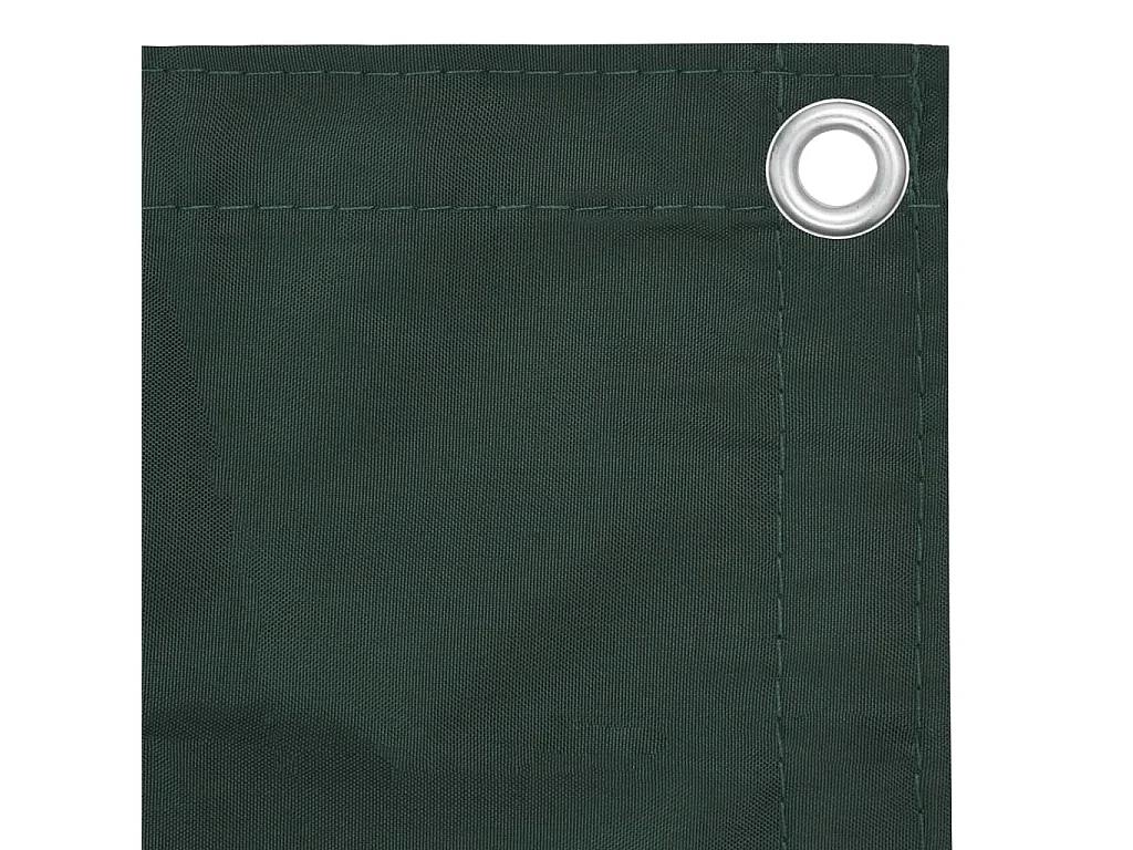 Brise vue - Écran de balcon Vert foncé 75x600 cm Tissu Oxford FR485927