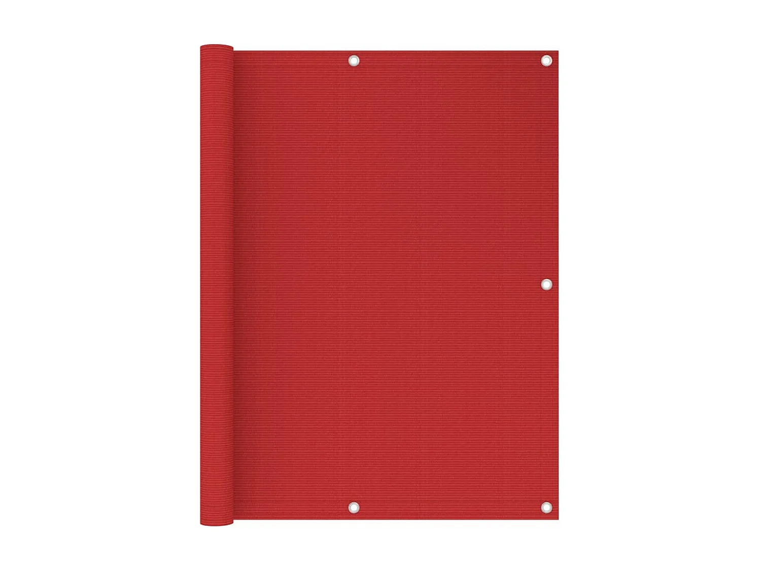 Toldo para balcón HDPE rojo 120x500 cm ES668558